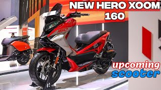 New Hero xoom 160hero scooter new model 2024review [upl. by Gnni]