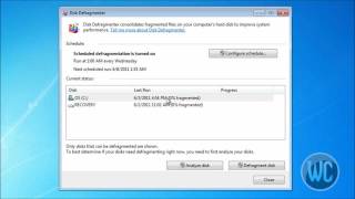 Windows 7  Defrag your Hard Drive Disk for best performance [upl. by Nawj]