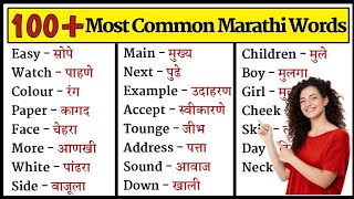 English word meaning in marathiDaily use English words  vocabulary basic English Golden words [upl. by Dnallor]