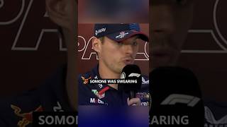 Max calls out Charles swearing in Mexico 🤣 f1 formula1 [upl. by Brose523]