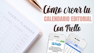 CALENDARIO EDITORIAL REDES SOCIALES  TRELLO [upl. by Euqirdor]