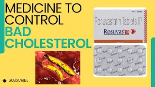 Rosuvastatin Tablet  Rosuvastatin Tablet IP  Rosuvas Tablet Uses amp Side Effects [upl. by Warfore645]