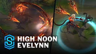 High Noon Evelynn Skin Spotlight  PreRelease  PBE Preview  League of Legends [upl. by Damle]