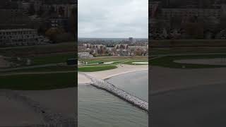 hoorn markermeer strand centrum stad drone short youtubeshorts zijwaards verzoek pier [upl. by Beberg360]