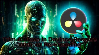 Trim A Video In Davinci Resolve Without Re Encoding [upl. by Enier]