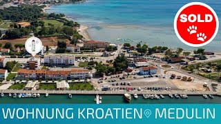 🔵Apartment near sea for sale in Medulin  Kroatien Immobilien  Istrien [upl. by Naxela]