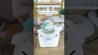 HUJAN DINGIN ENAKNYA BIKIN BUBUR AYAM NIH MASAKNYA PAKAI DIGITAL SLOW COOKER amp STEAMER RAVELLE [upl. by Raines957]