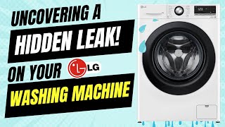 Water coming from underneath LG Washing Machine Uncovering A Hidden Leak How To Solve An Ae Error [upl. by Anirrak]