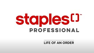 Life Of An Order  Staples Professional [upl. by Shell]