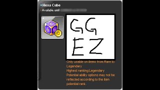 Maplestory SEA Hexa Cubing 2021 RUMOURS OF MY CUBING DEATH HAS BEEN EXAGGERATED [upl. by Thaddeus]