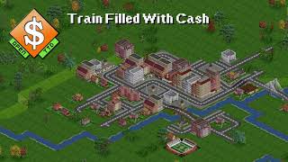 OpenTTD  Train Filled With Cash [upl. by Shira473]