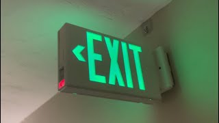 Exit SignEmergency Lighting Test 26 [upl. by Ellenahs]