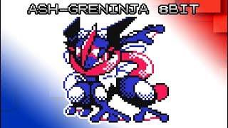 Pokémon XYZ  AshGreninja Theme 8bit [upl. by Aikit]