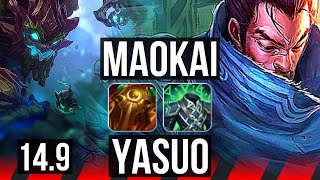 MAOKAI vs YASUO TOP  3112  TR Master  149 [upl. by Asilrahc]