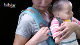 Bebamour 9 in 1 Baby Carrier Hipseat User Vedio of bebear [upl. by Embry399]