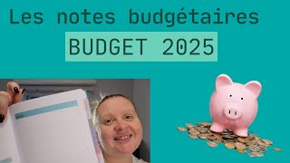 BUDGET 2025 LES NOTES BUDGETAIRES [upl. by Teuton31]