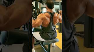 yatinder Singh back workout [upl. by Ayhdiv]