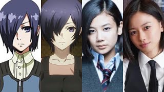 Evolution of Touka Kirishima in Anime amp Live Action 2014  2019 [upl. by Rafaello]