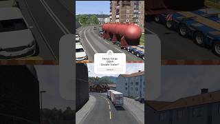 ETS2 Heavy ODER Double Trailer 🚛 shorts [upl. by Timmi]