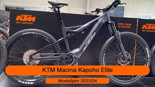 KTM Macina Kapoho Elite  Modelljahr 2023  2024 [upl. by Ahsillek236]