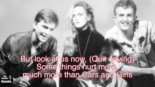 Cars and Girls Prefab Sprout Karaoke [upl. by Brigitta]