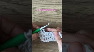 How to crochet extended double two together decrease edc2tog in IS crochet terms crochettutorial [upl. by Gnaoh249]