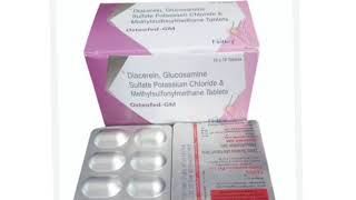 Osteofed GM Tablets Diacerein Glucosamine Sulfate Potassium Chloride amp Methylsulfonylmethane [upl. by Ierbua]