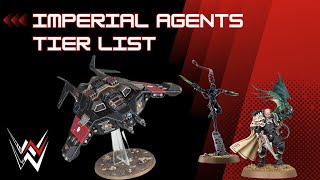 Imperial Agents Tier List The Imperium Rhino can fit what [upl. by Marlena588]