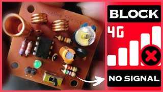 Make Your Own Cell Phone Signal Jammer Using NE555 Timer [upl. by Sherye]