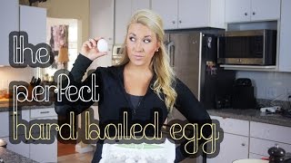 The Perfect Hard Boiled Egg  SUPER EASY TO PEEL [upl. by Allisirp754]