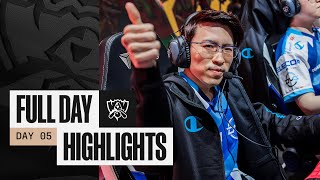 FULL DAY HIGHLIGHTS  Playins Day 5  Worlds 2022 [upl. by Blackmore]