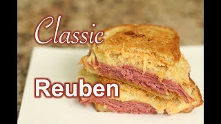 Classic Reuben Sandwich With Russian Dressing  Rockin Robin Cooks [upl. by Marte]