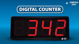 Alat Counter  Alat Penghitung Digital Display canggih  Omega Star [upl. by Nit]