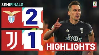 LAZIOJUVENTUS 21  HIGHLIGHTS  Juve go through at the death  Coppa Italia Frecciarossa 202324 [upl. by Lezned]