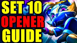 OPENER Guide for Set 10  Challenger TFT Guide [upl. by Euqinot15]