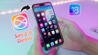 NEW Siri 20 on iOS 18 Demo  Hand On [upl. by Ocko]