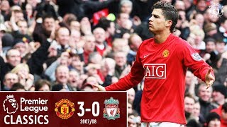 Ronaldo stars as United beat 10man Liverpool  Manchester United 30 Liverpool 2008  Classics [upl. by Sharos952]