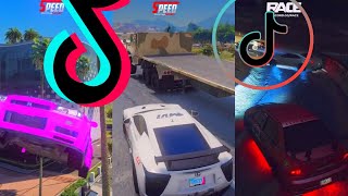 FUGA DE LA POLICÍA EN GTA 5 tiktok compilation [upl. by Nessnaj]