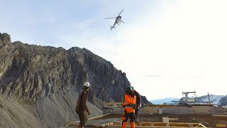 Lawine zerstört die Totalphütte in Vorarlberg Der Wiederaufbau läuft [upl. by Ahtimat561]