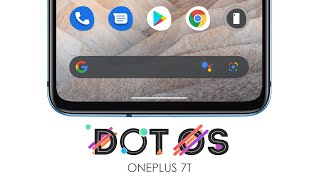 How To Install Official DotOS 52 ROM On OnePlus 7T Easily [upl. by Sivolc]