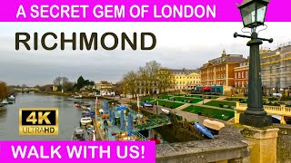 A Brisk Walk of Richmond High Street amp River Front 4k Walking tour [upl. by Patrice]