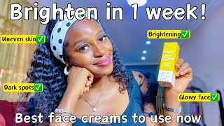 Top 3 brightening face creams you should use now  Best brightening face creams for all skin types [upl. by Derwon]