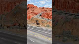 Realistic Highway Car Crashes 85  BeamNGdrive [upl. by Stock]