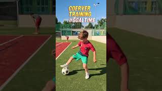 5YearOld Mastering Coerver Training Drills 4 goaltime futbol football coerver ronaldo [upl. by Gerger233]