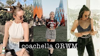 GRWM My First Coachella  Festival Style Makeup amp Skincare Routine  XO MaCenna [upl. by Eanil14]