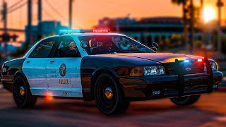 Un VEHICULE GTA 6 sur GTA ONLINE  DLC Police Cruiser Stanier [upl. by Raynata]