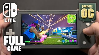 Fortnite OG on Nintendo Switch Lite 612  FULL GAME [upl. by Sualk]