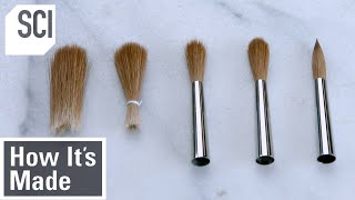 How Its Made Artist Paint Brushes [upl. by Eilrebmik]