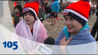 Nieuwjaarsduik Zandvoort  Haarlem105 [upl. by Dnaloy]