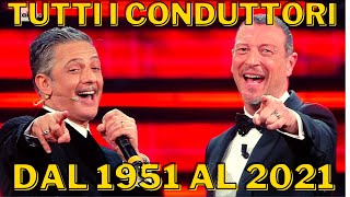 Tutti i conduttori del Festival di Sanremo dal 1951 al 2021 [upl. by Aicelet]